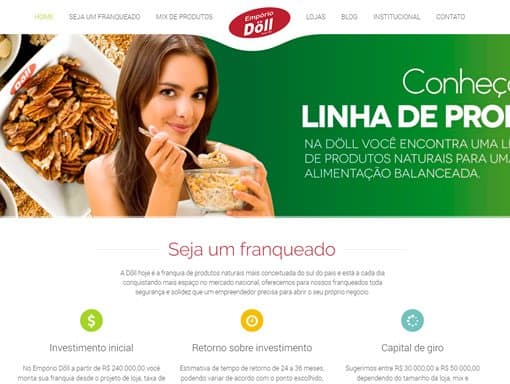 Saiu do forno: Novo site da Empório Döll